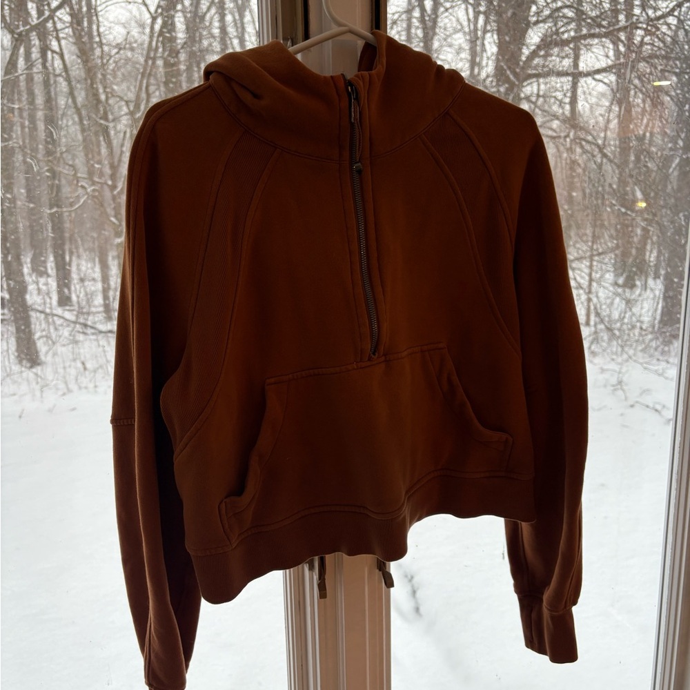 lululemon athletica Women's Rust Hoodie Sweater